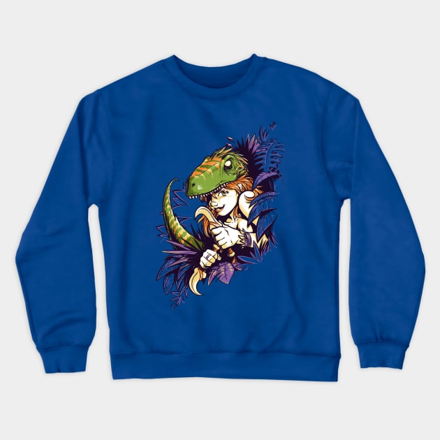 Clever Girl Crewneck Sweatshirt by obvian